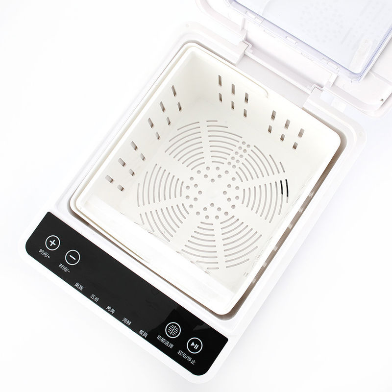 TFT Touch Fruits Vegetables Cleaner Βιομηχανική μηχανή καθαρισμού φυσαλίδων για υπολείμματα φυτοφαρμάκων