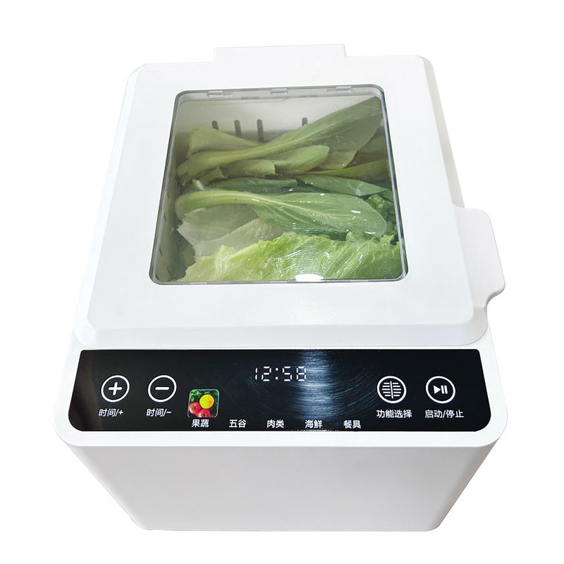 TFT Touch Fruits Vegetables Cleaner Βιομηχανική μηχανή καθαρισμού φυσαλίδων για υπολείμματα φυτοφαρμάκων
