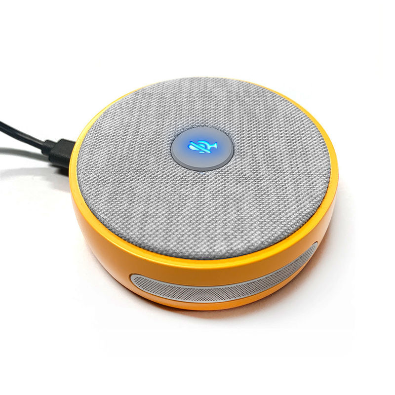 Ηχείο διάσκεψης 190 MHz και μικρόφωνο Bluetooth με μικρόφωνο μείωσης θορύβου AI Καλή επιλογή φωνής Ηχείο